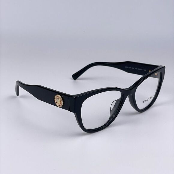NEW Versace VE3281BA GB1 Black Cat Eye Women Eyeglasses - Picture 5 of 9
